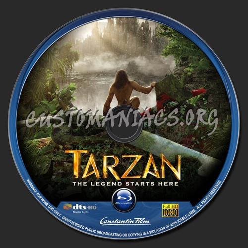 Tarzan blu-ray label