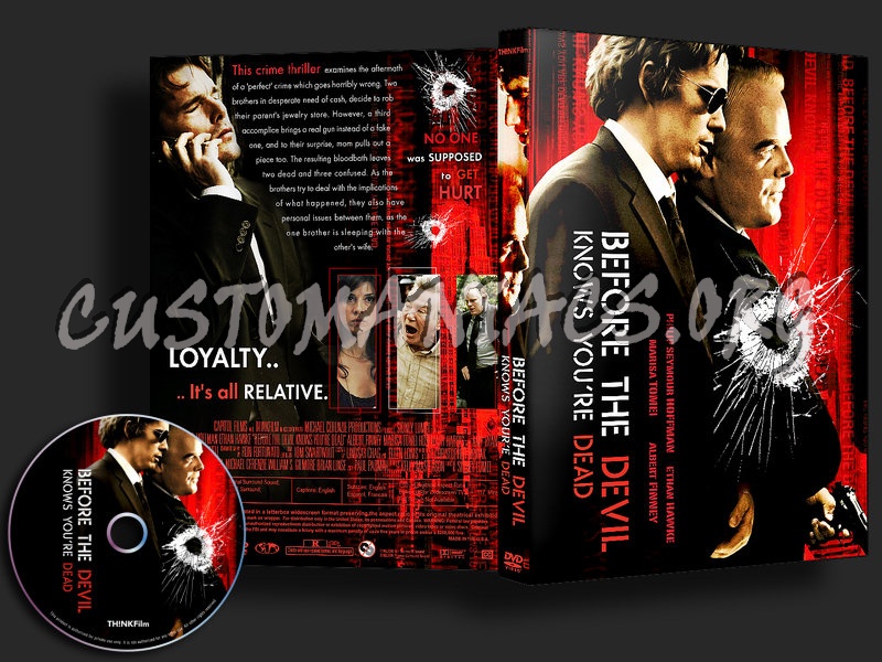 Before The Devil Knows You're Dead dvd cover