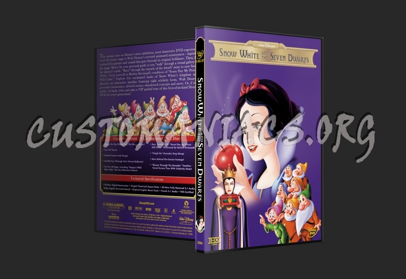 Snow White and the Seven Dwarfs (1937) dvd cover