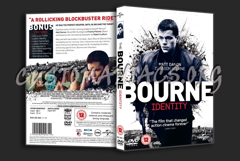 The Bourne Identity dvd cover