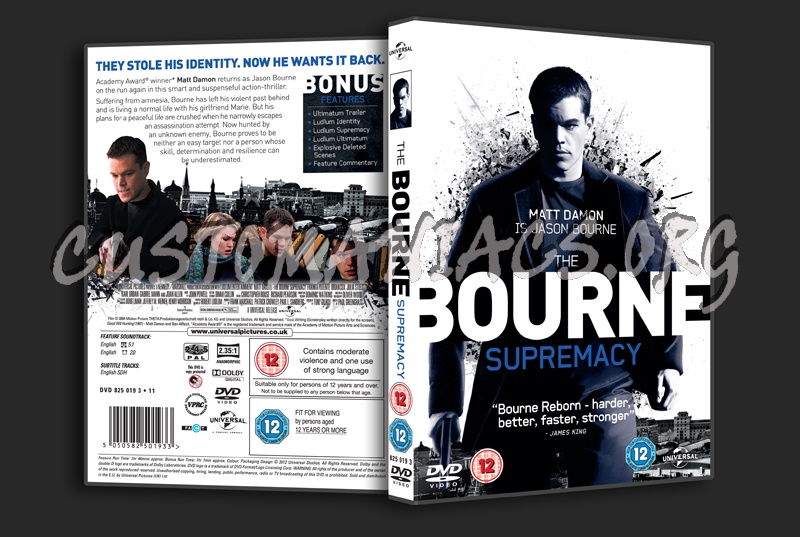 The Bourne Supremacy dvd cover