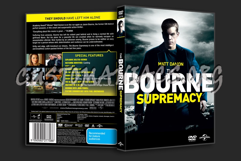 The Bourne Supremacy dvd cover