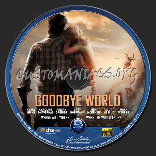 Goodbye World blu-ray label