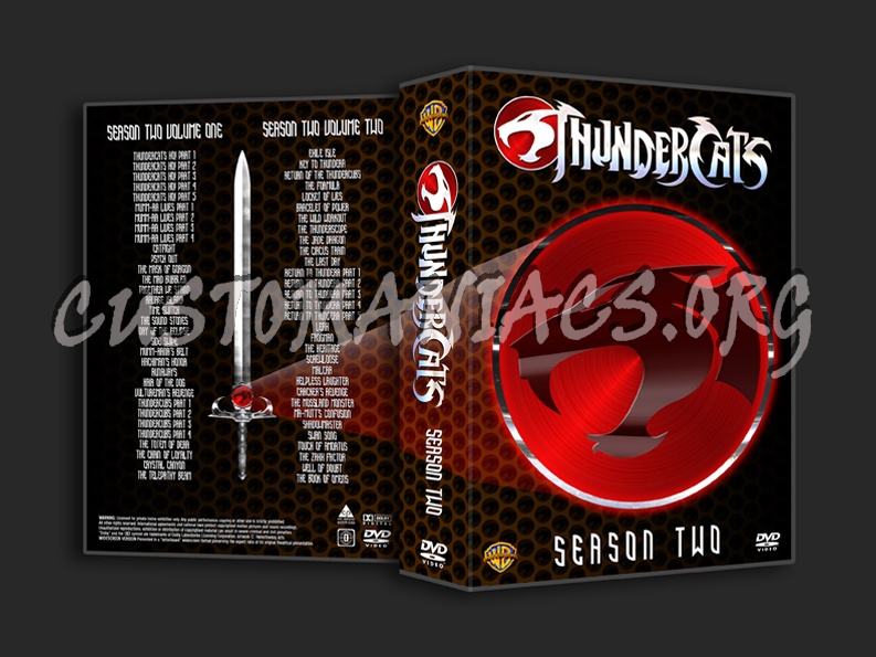 Thundercats Season 1 & 2 - 12 Disc Case Covers dvd cover