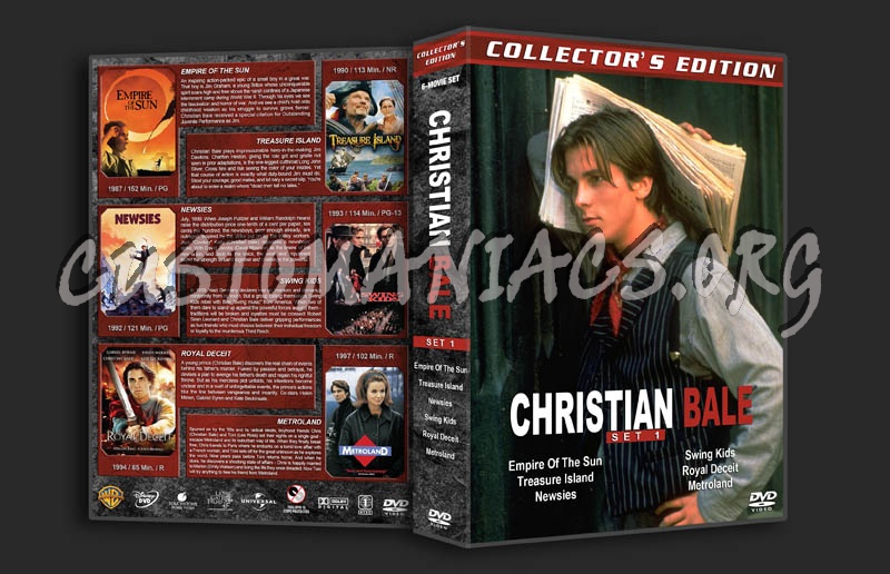 Christian Bale Collection - Set 1 dvd cover