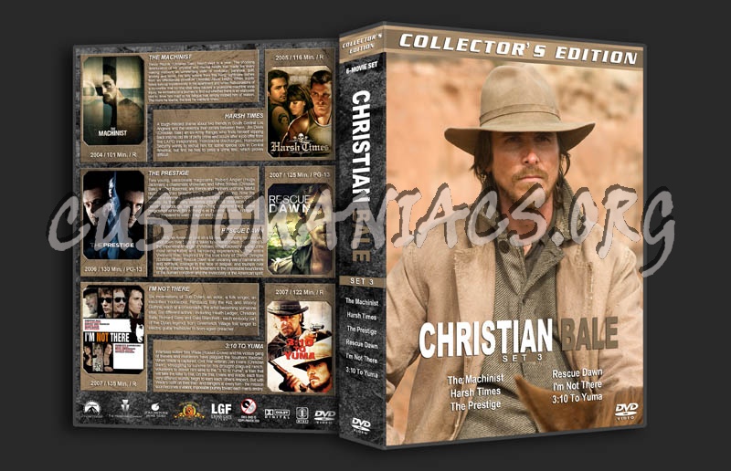 Christian Bale Collection - Set 3 dvd cover