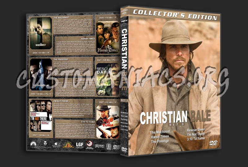 Christian Bale Collection - Set 3 dvd cover