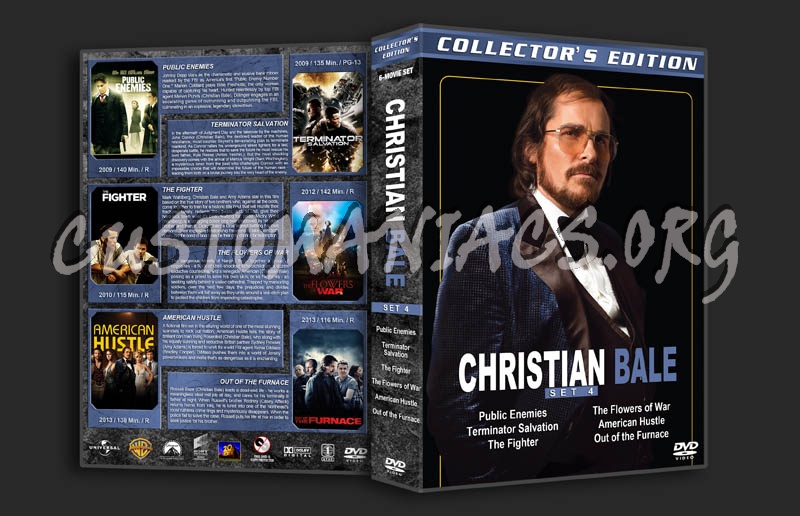 Christian Bale Collection - Set 4 dvd cover