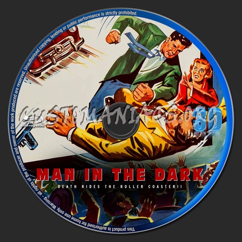 Man In The Dark 3D (1953) blu-ray label