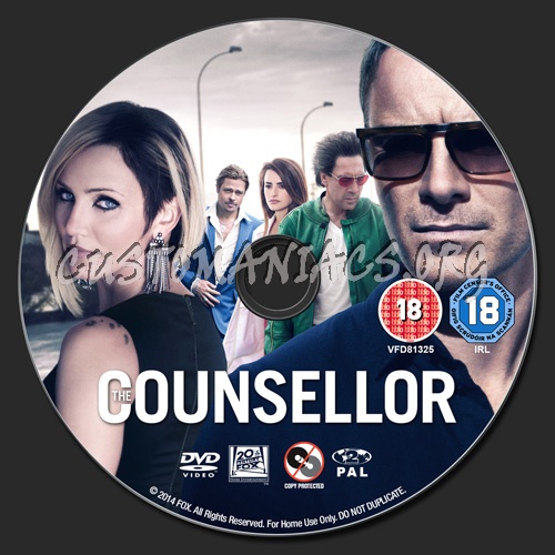 The Counsellor dvd label
