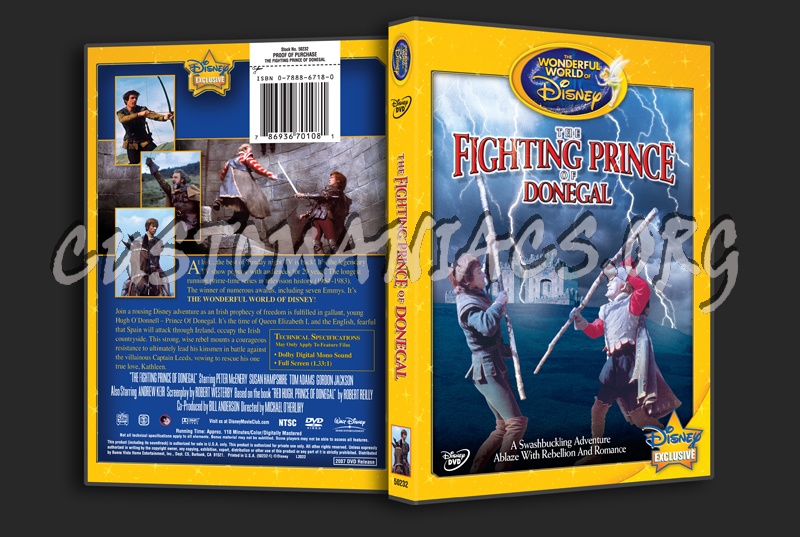 The Fighting Prince of Donegal dvd cover