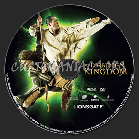 The Forbidden Kingdom dvd label