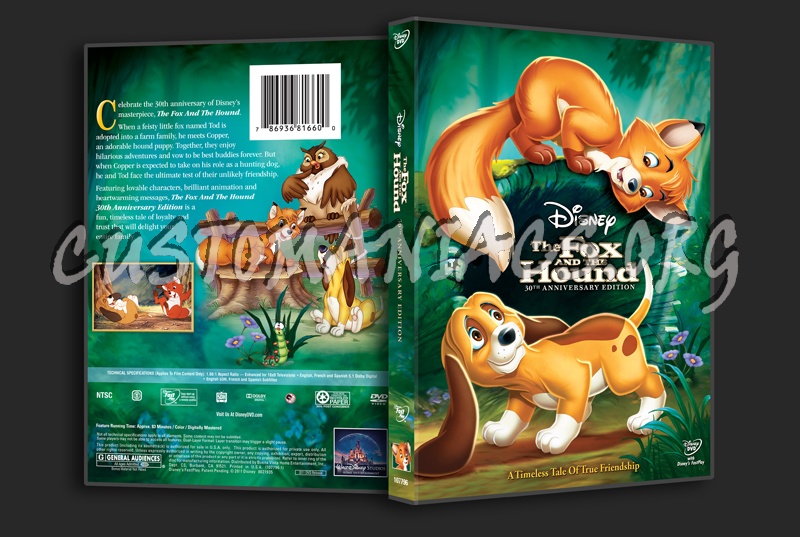 The Fox and the Hound dvd cover