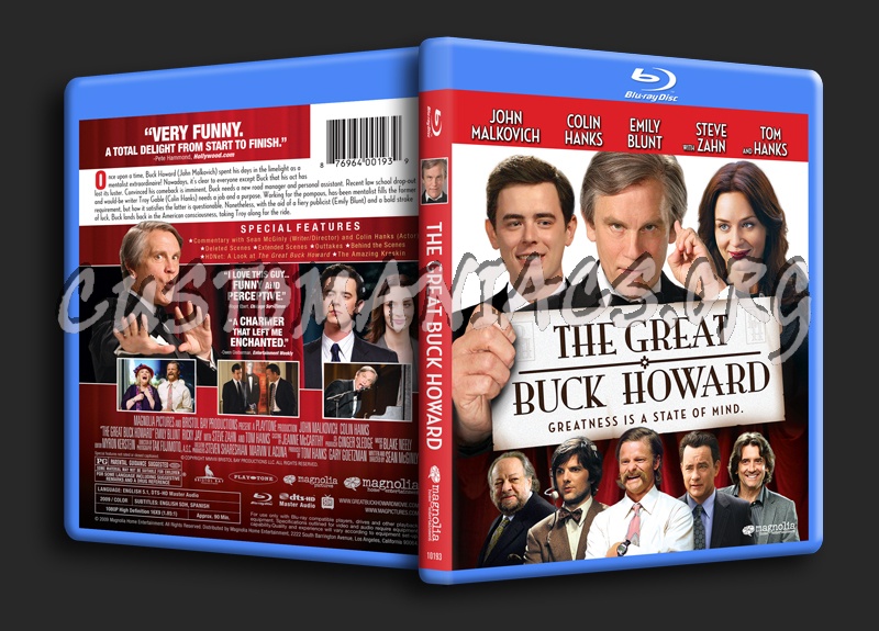 The Great Buck Howard blu-ray cover - DVD Covers & Labels by ...