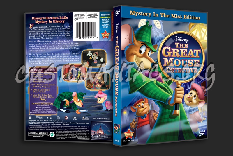 The Great Mouse Detective dvd cover
