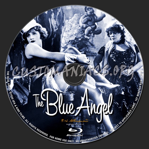 The Blue Angel blu-ray label