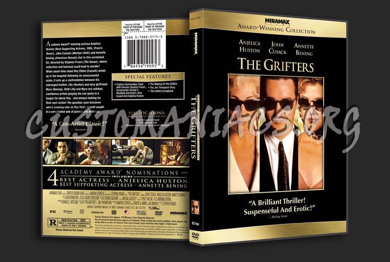 The Grifters dvd cover