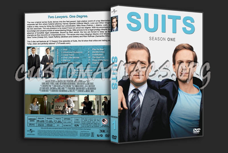 Suits: Seasons 1-5 dvd cover