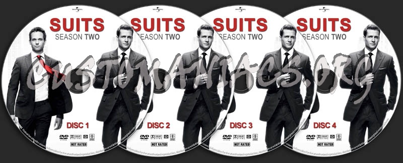 Suits - Season 2 dvd label