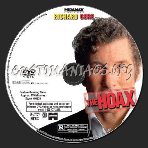 The Hoax dvd label