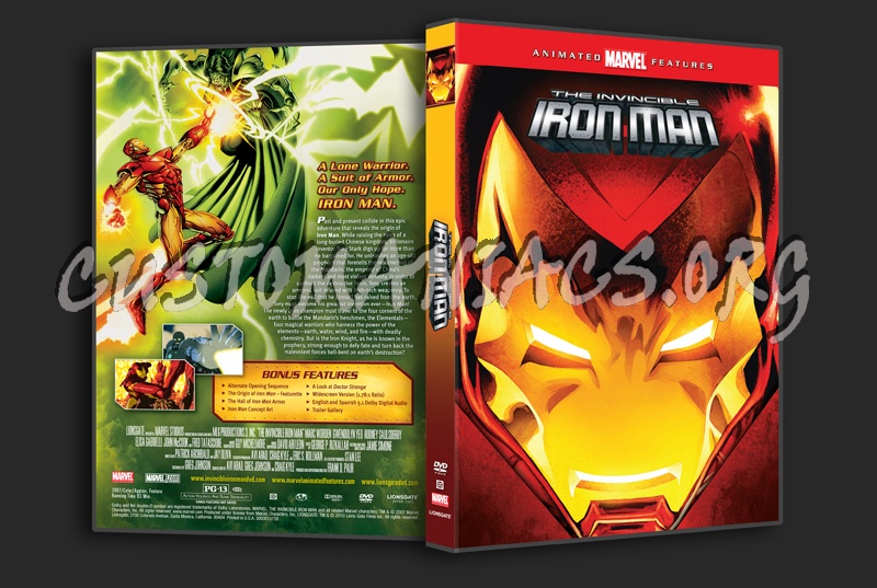 The Invincible Iron Man dvd cover