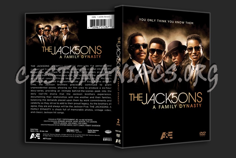 The Jacksons: A Family Dynasty dvd cover