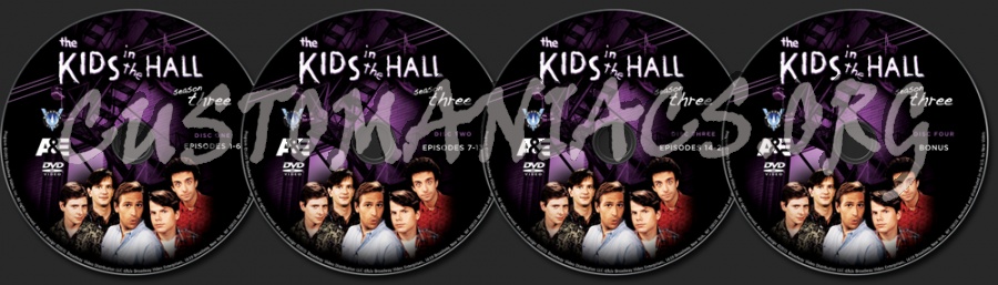 The Kids in the Hall Season 3 dvd label