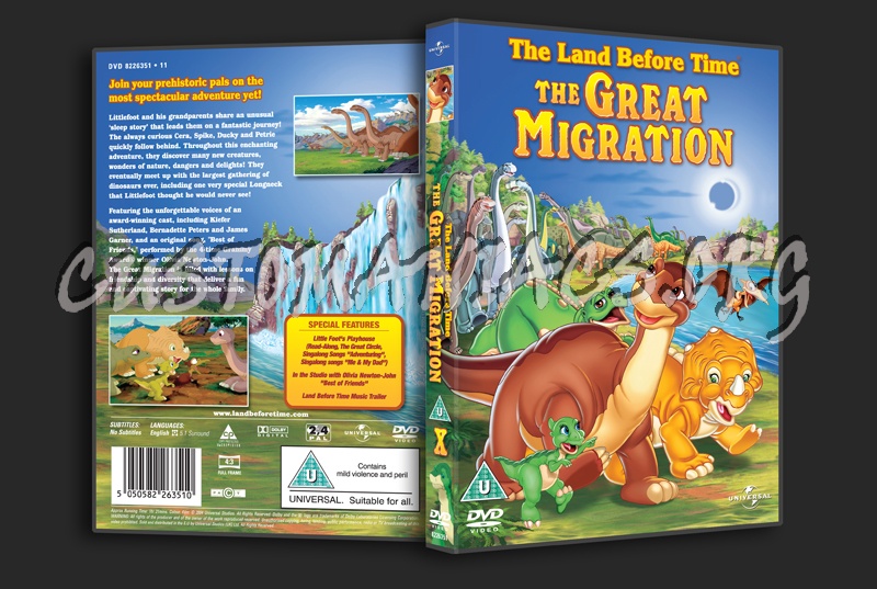 The Land Before Time X The Great Migration dvd cover