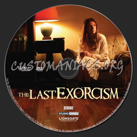 The Last Exorcism dvd label