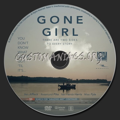 Gone Girl dvd label