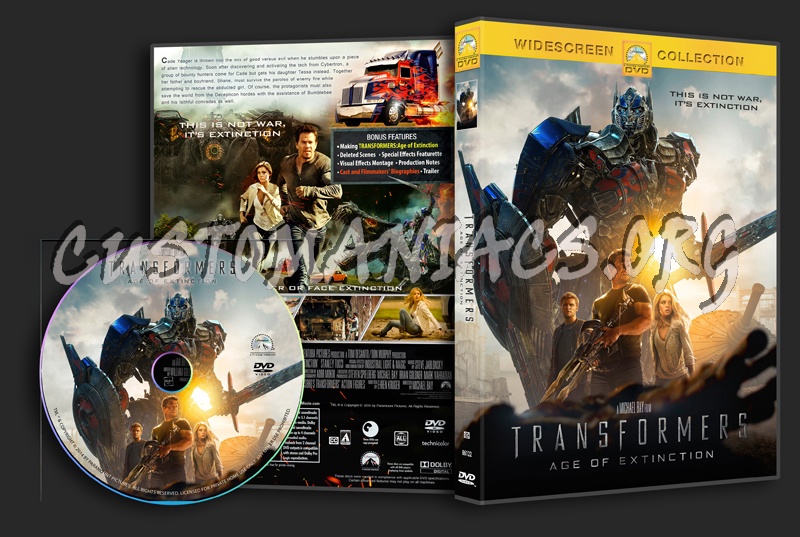 transformers 4 dvd cover
