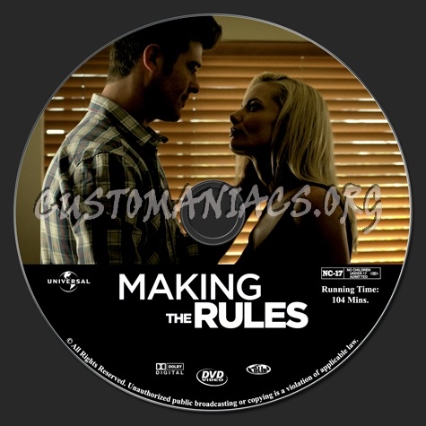 Making the Rules dvd label