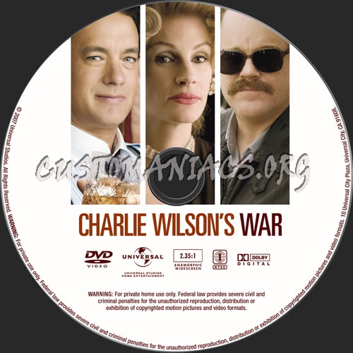 Charlie Wilson's War dvd label