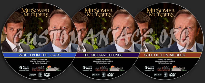 Midsomer Murders - Set 24 dvd label