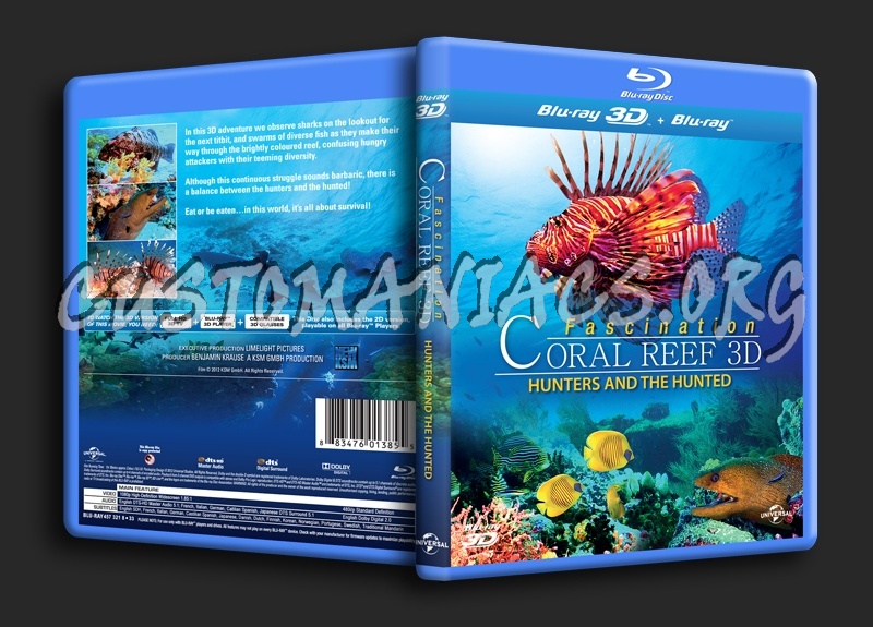 Fascination Coral Reef 3D blu-ray cover