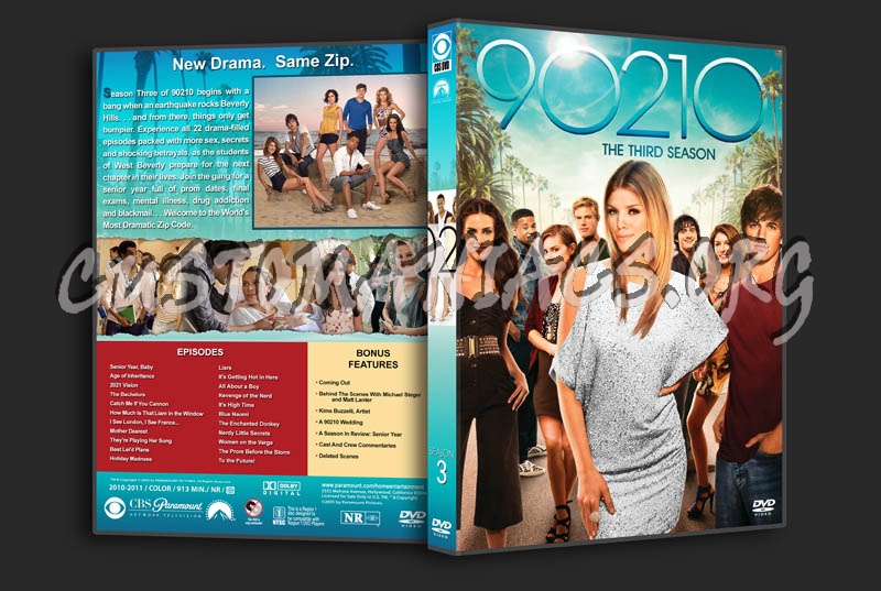 90210 - Seasons 1-5 Spanning Spine dvd cover