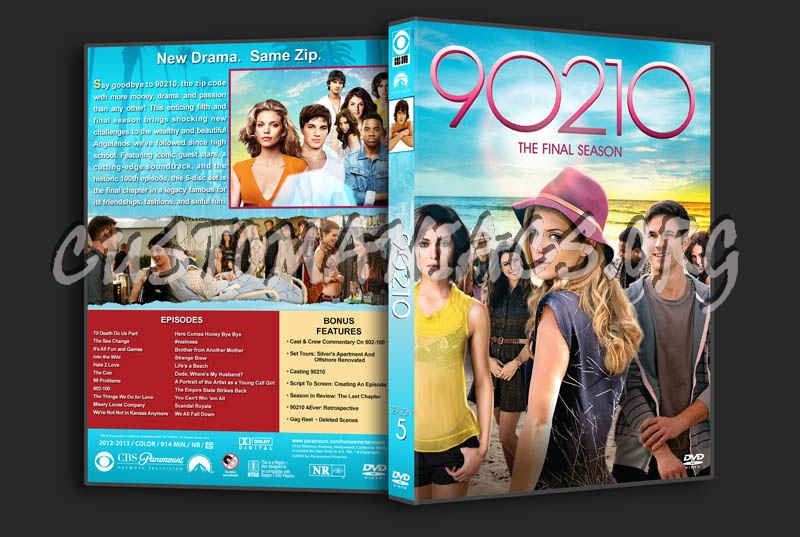 90210 - Seasons 1-5 dvd cover