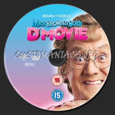 Mrs Browns Boys Da Movie dvd label