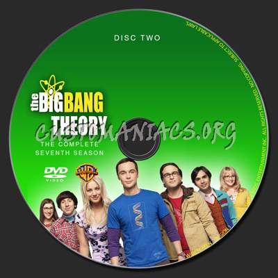 The Big Bang Theory Season Seven dvd label