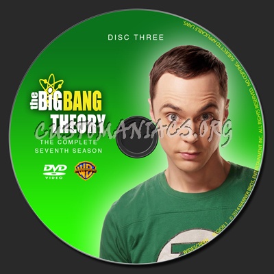 The Big Bang Theory Season Seven dvd label