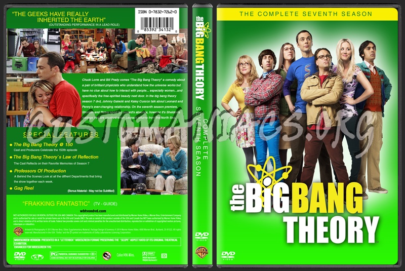 The Big Bang Theory Season Seven dvd cover