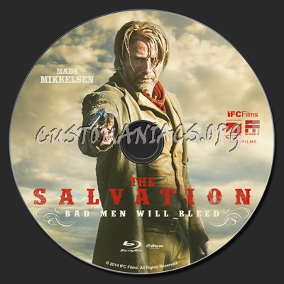 The Salvation blu-ray label