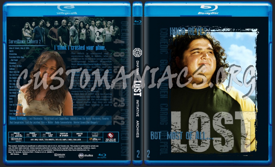 Lost Season 2 blu-ray cover