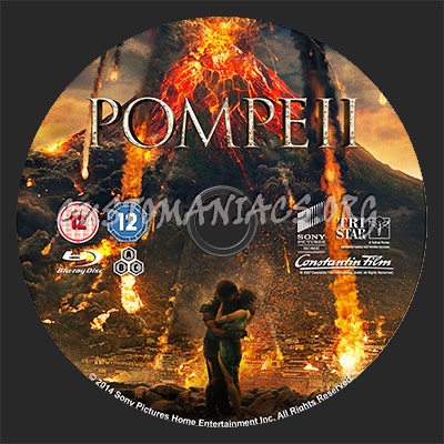 Pompeii blu-ray label