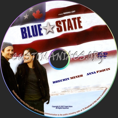 Blue State dvd label