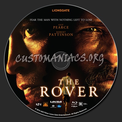 The Rover (2014) blu-ray label