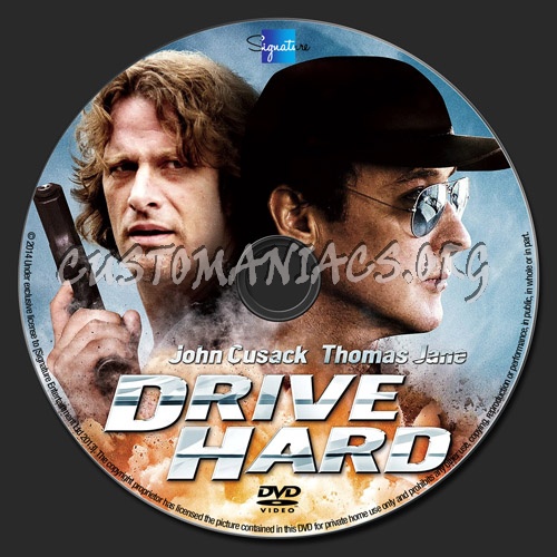 Drive Hard dvd label