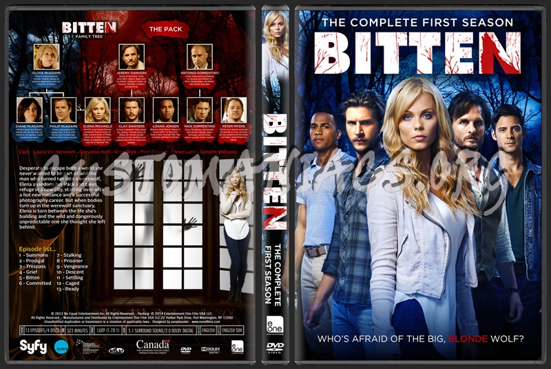 Bitten: Season 1 dvd cover - DVD Covers & Labels by Customaniacs