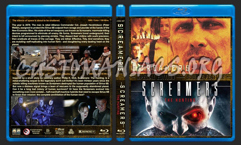 Screamers Double Feature blu-ray cover