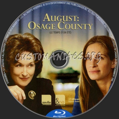 August: Osage County blu-ray label